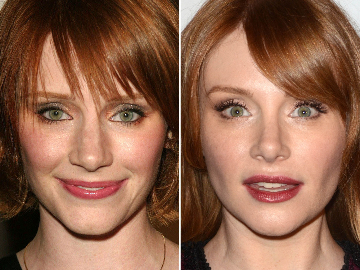 Bryce Dallas Howard Before and After - The Glow Memo