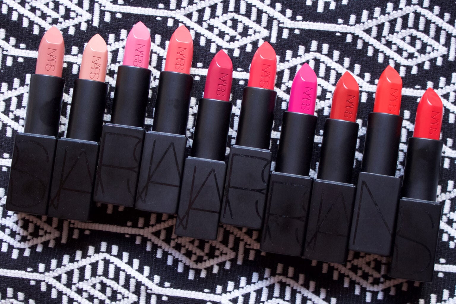 NARS Audacious Lipstick Review and Swatches